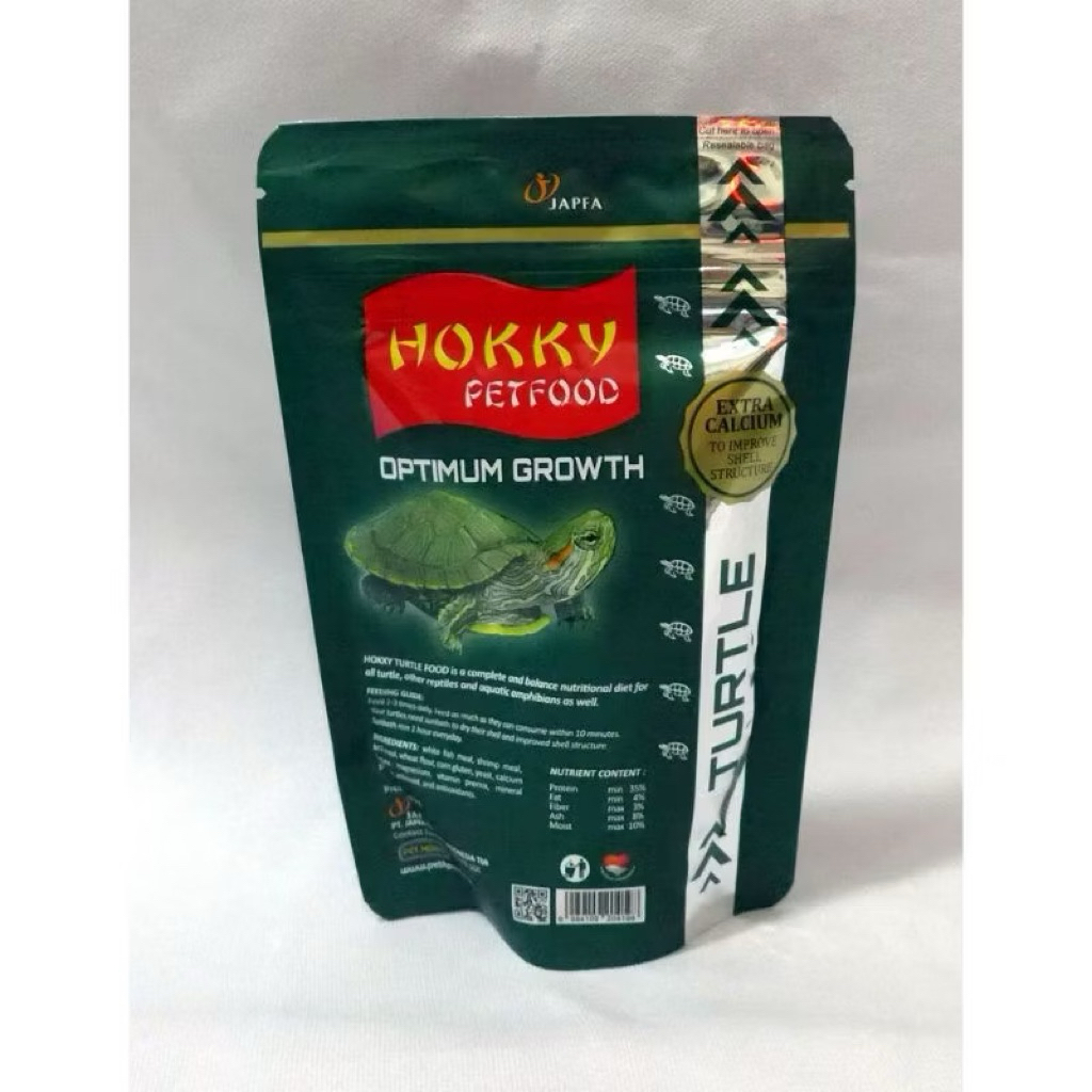 Pakan Kura Kura HOKKY TURTLE 100gr Brazilian Turtle Food Makanan Kura Kura