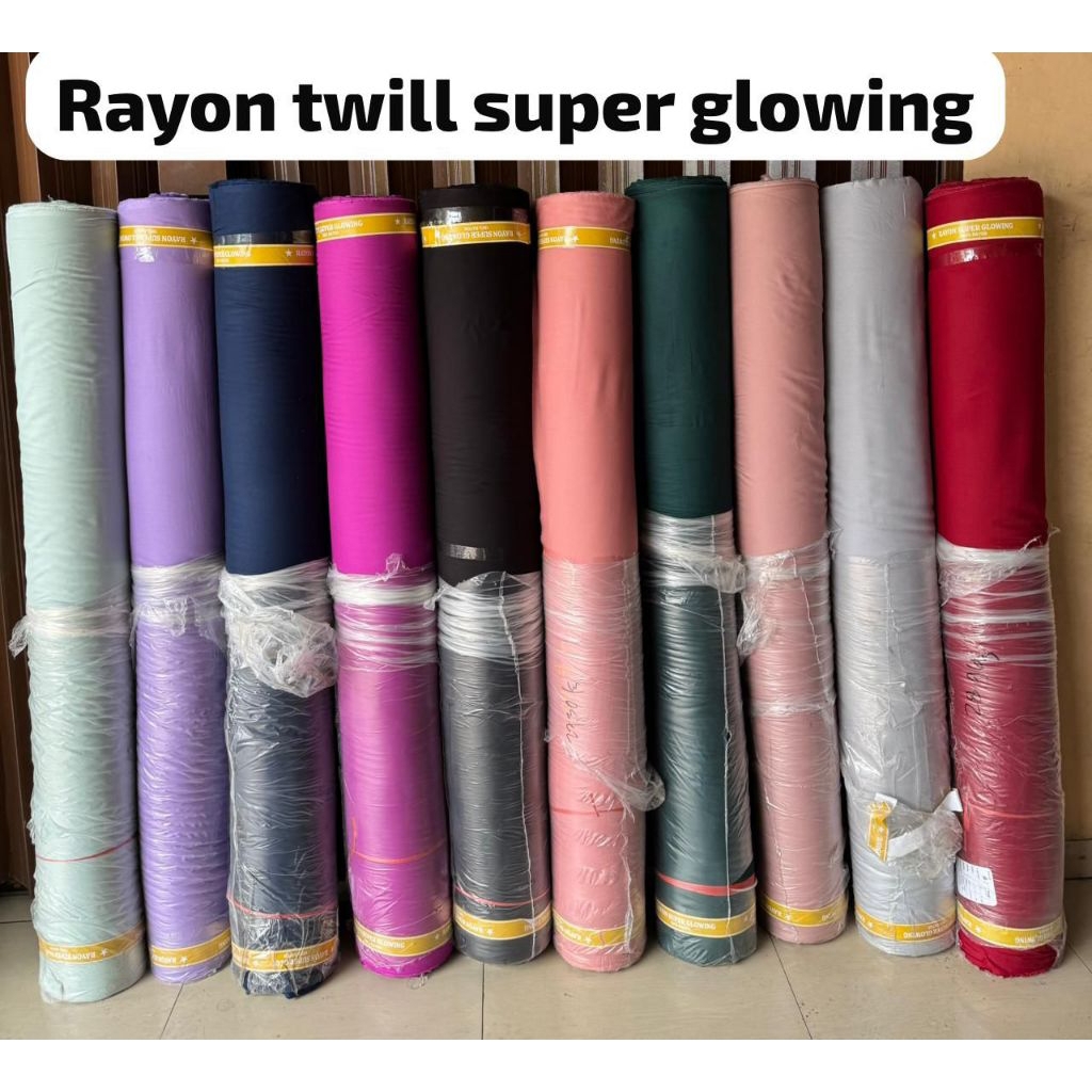 Kain Rayon Twill UNIQLO Premium/Kain Rayon Twillil UNIQLO Quality Premium (0,5meter)