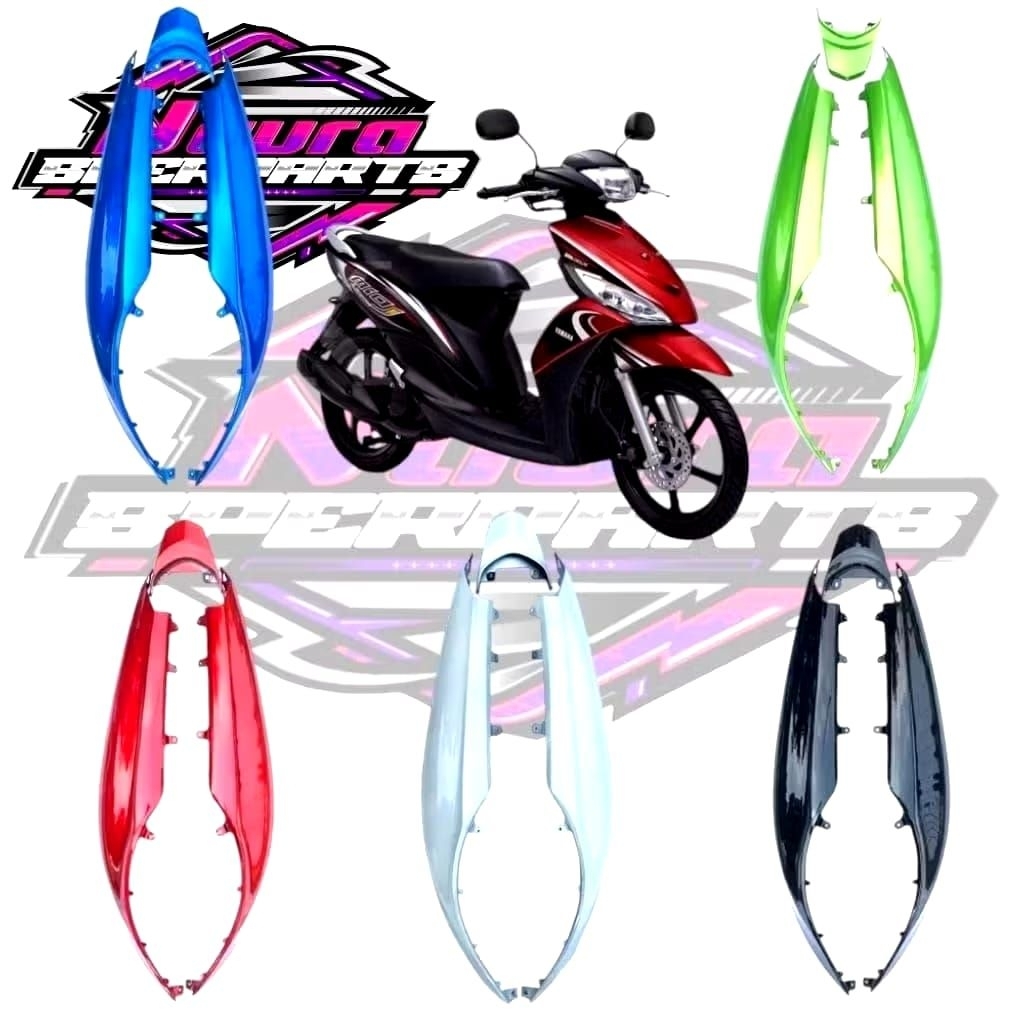 bodi body Mio j Mio GT hitam merah putih hijaw biru body samping kanan dan kiri