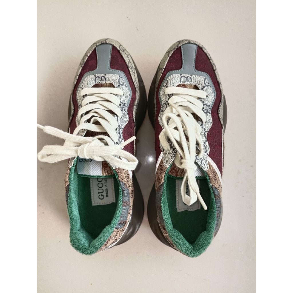 Sepatu Gucci Rhyton Brick Red Ori