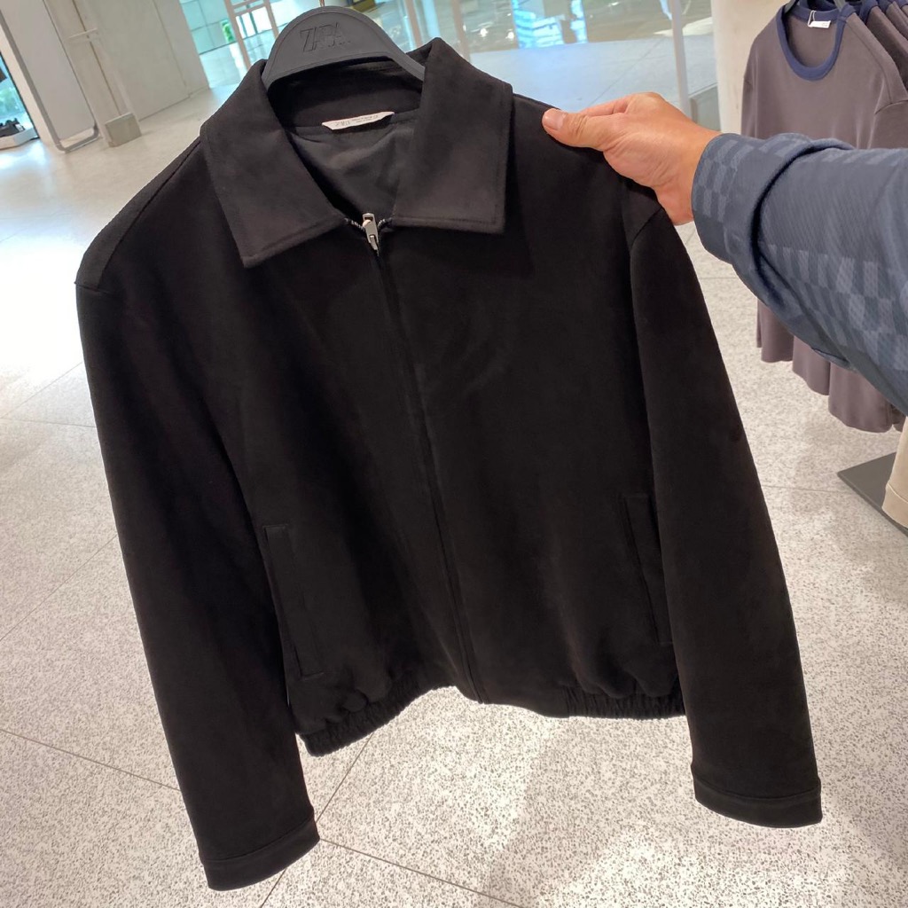 Jastipp. Parka Suede Zara (Man)