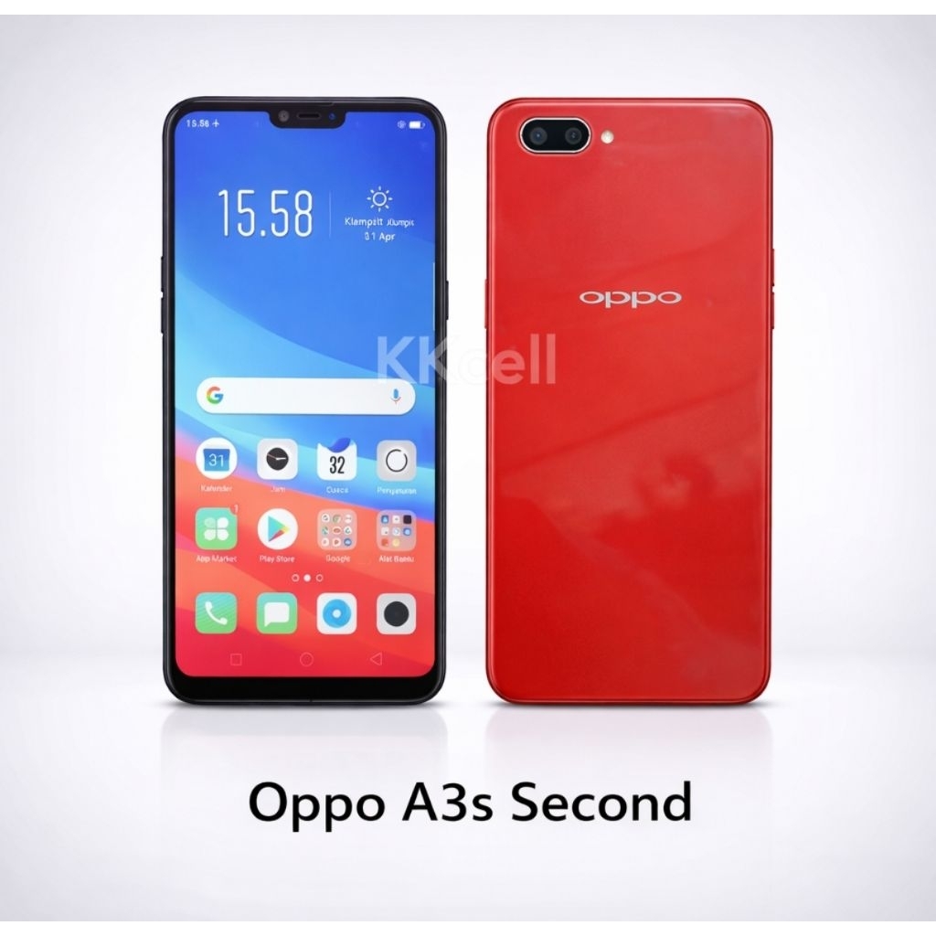 Obral HP Murah Oppo A3S Ram 2/16 Second Normal (Free Kabel data)