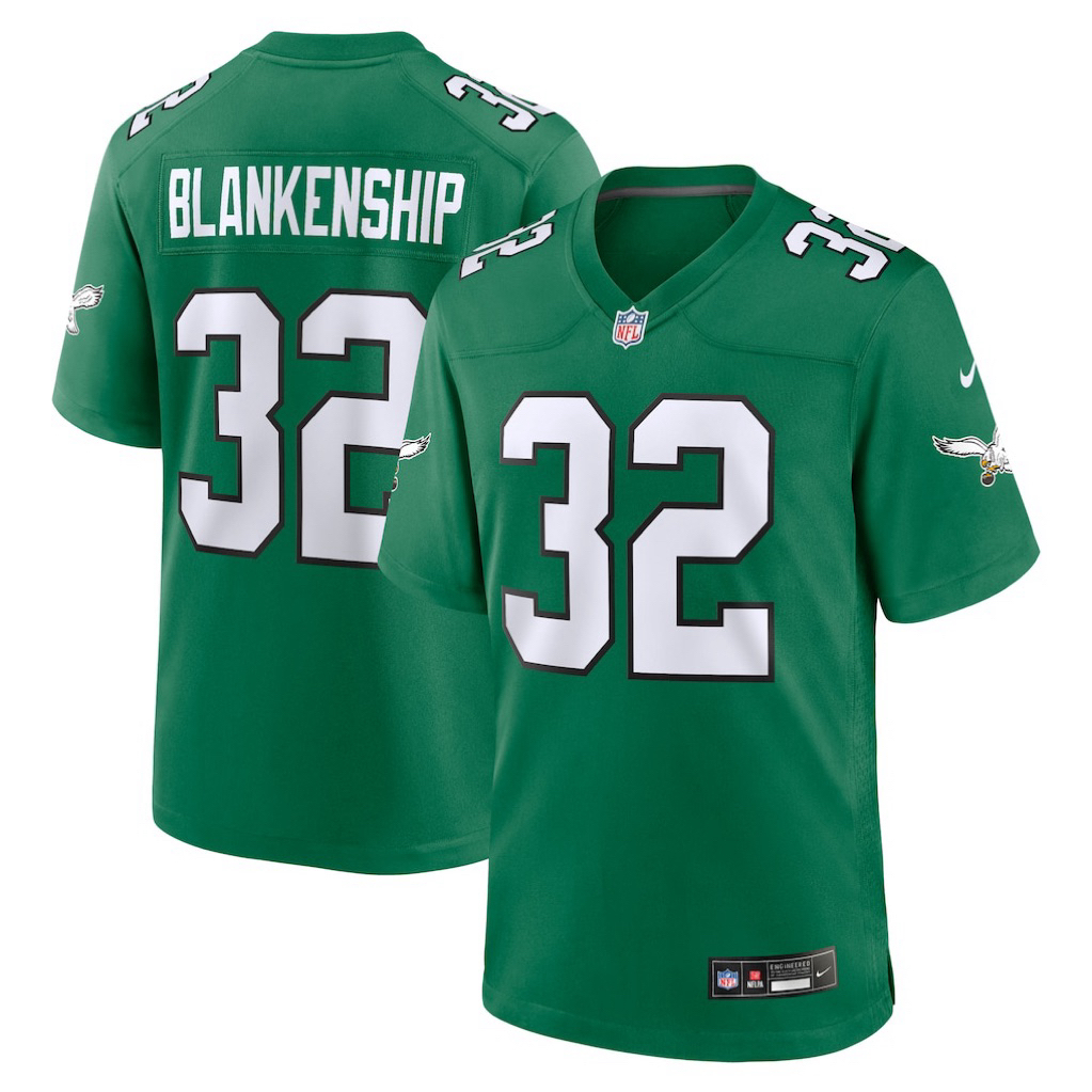 JERSEY MEN’S - NFL REED BLENKENSHIP KELLY GREEN PHILADELPHIA EAGLES ALTERNATE ORIGINAL AUTHENTIC