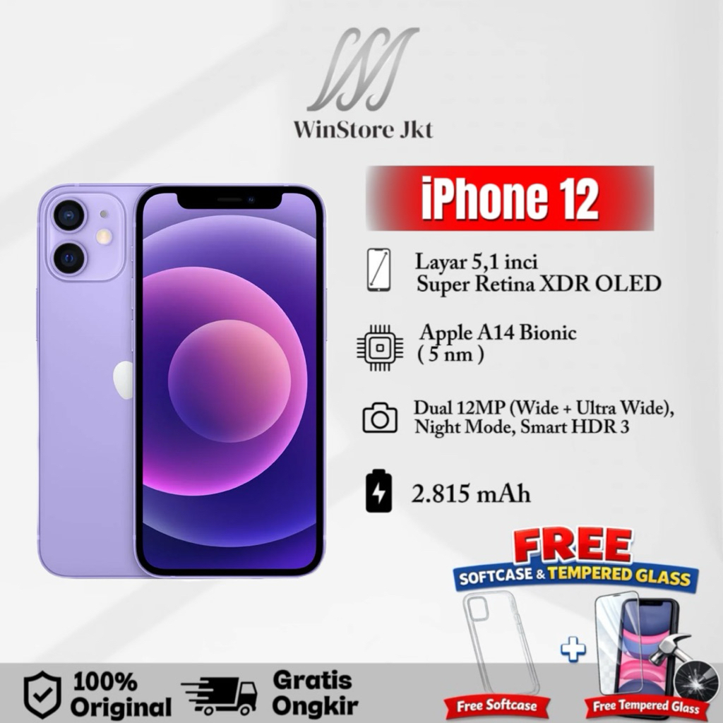 iPhone 12 iBox 64 GB 128 GB Second Original