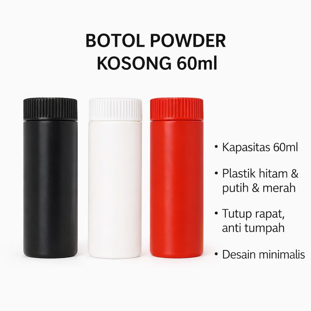 BOTOL HAIR POWDER / BOTOL BEDAK / BOTOL BEDAK TABUR / BOTOL BEDAK RAMBUT.NAVINA