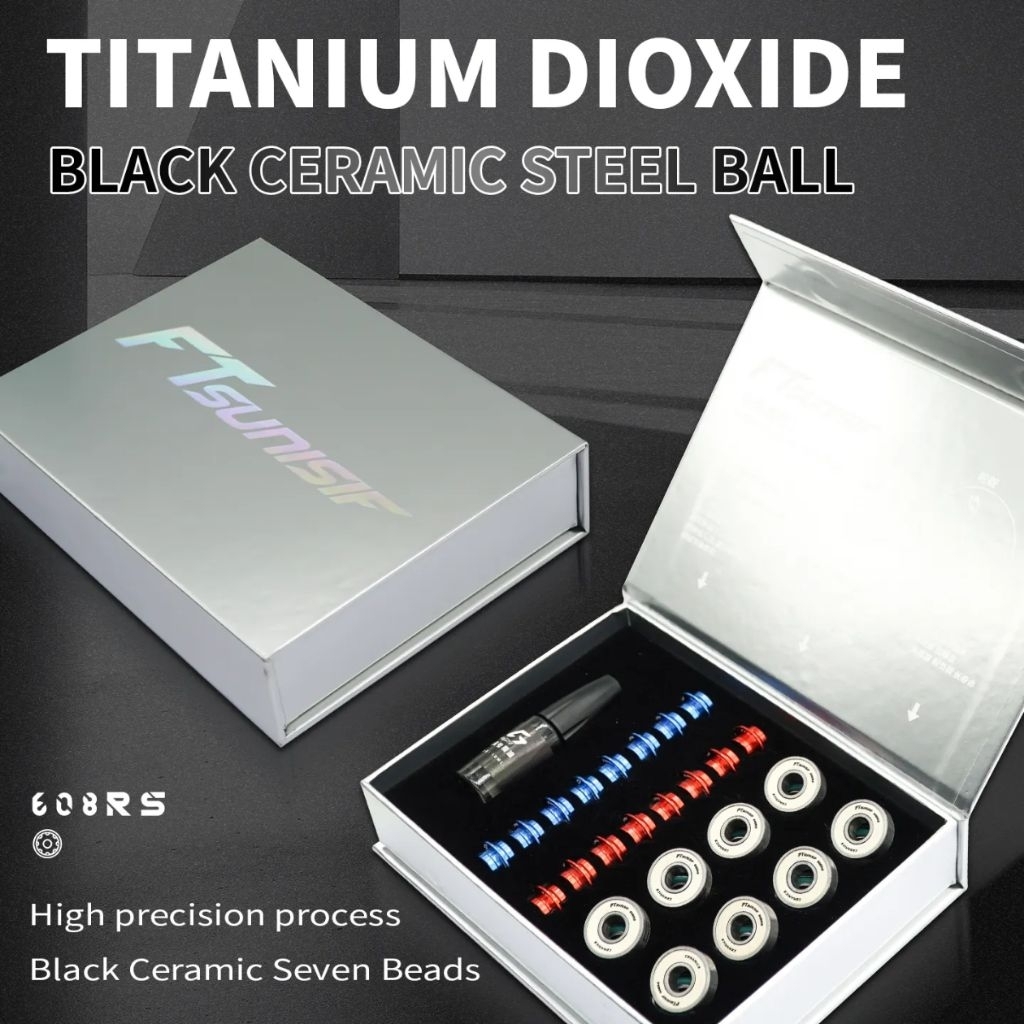 ft sunisif ceramic bearing 608rs - ceramic bearing inline skate isi 16 pcs