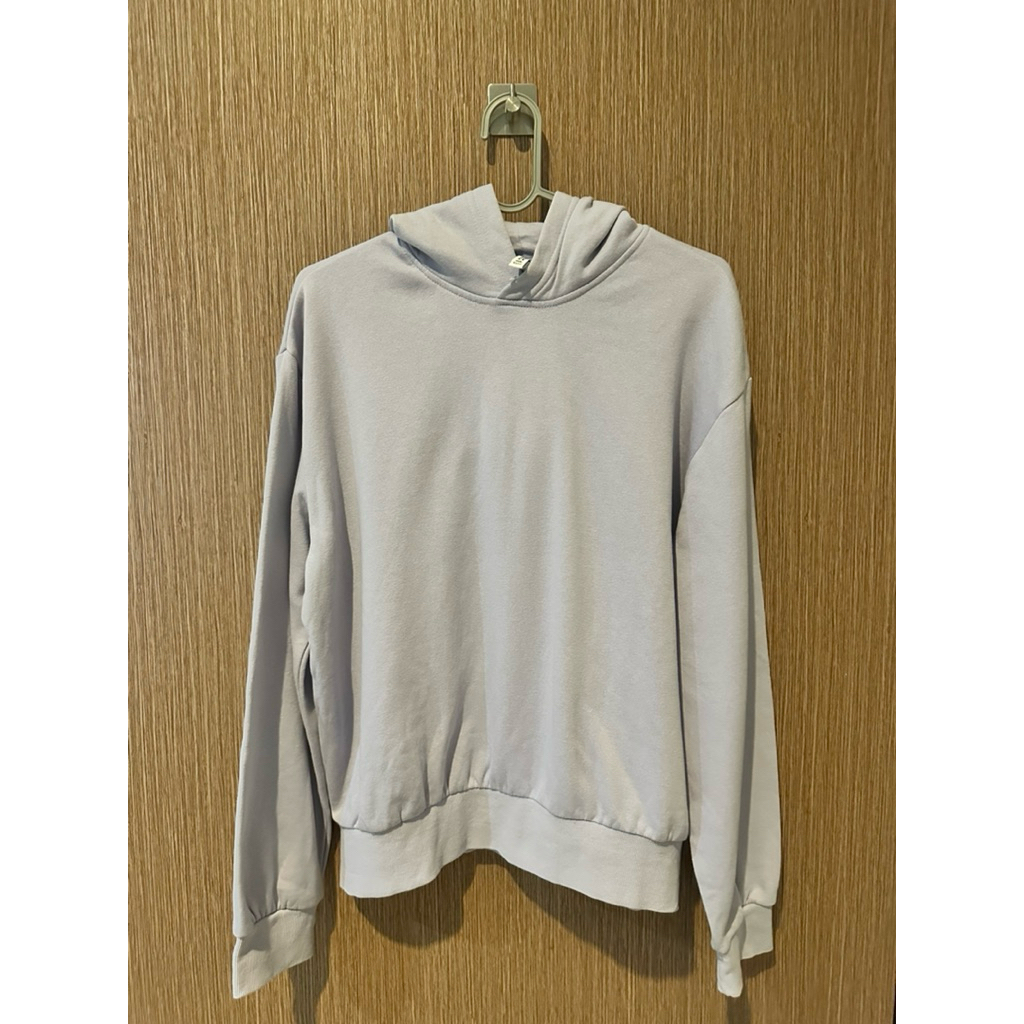 preloved hodie basic merk H&M ungu purple lilac