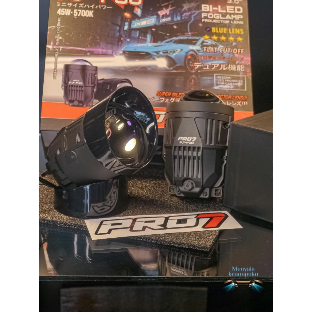 FOGLAMP PRO7 P.7-F30 | BILED FOGLAMP PROJECTOR 3 Inch PRO7  | LAMPU KABUT PRO7 | FOGLAMP PRO7 P.7F30