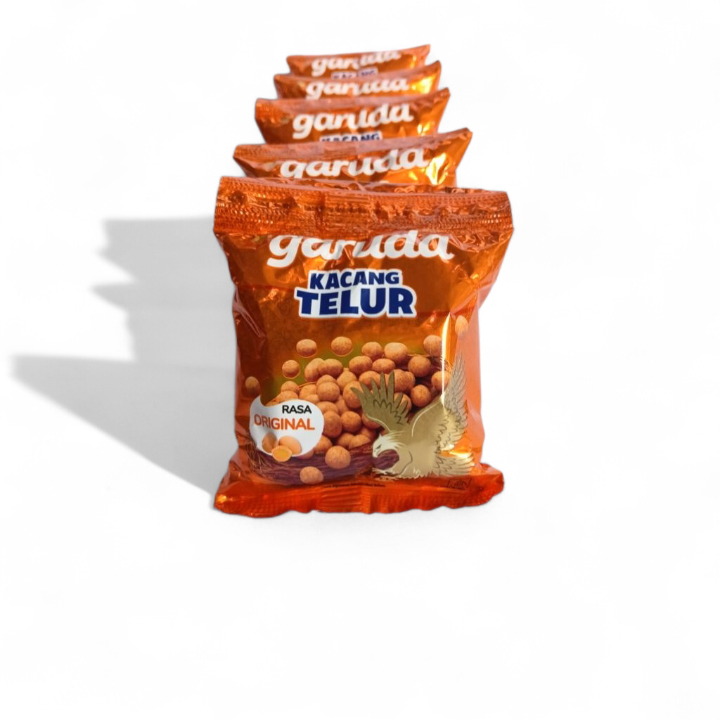 Makanan Ringan Kacang Telur Garuda Renceng