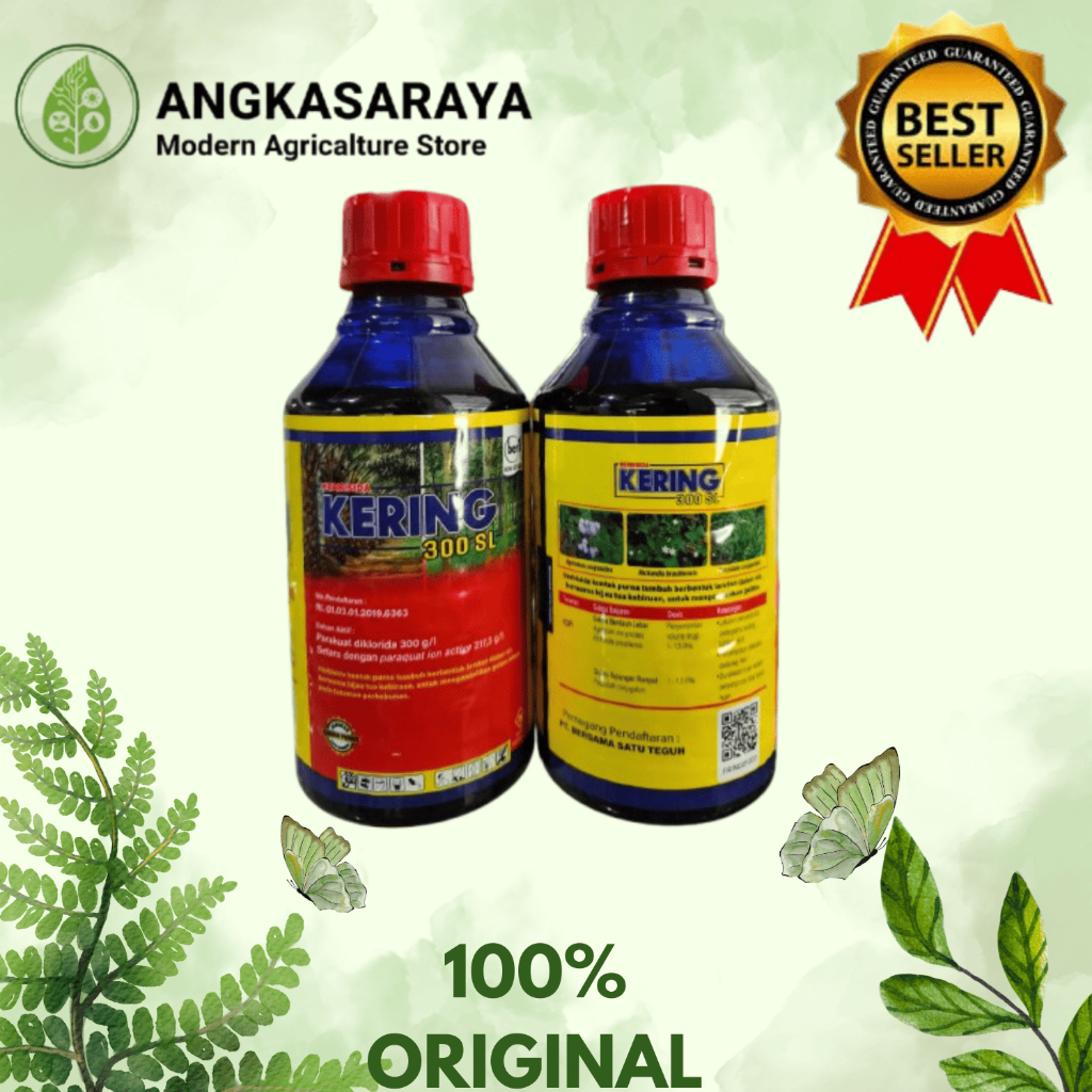 Herbisida Kontak KERING Paraquat Diklorida 300 SL 1 Liter