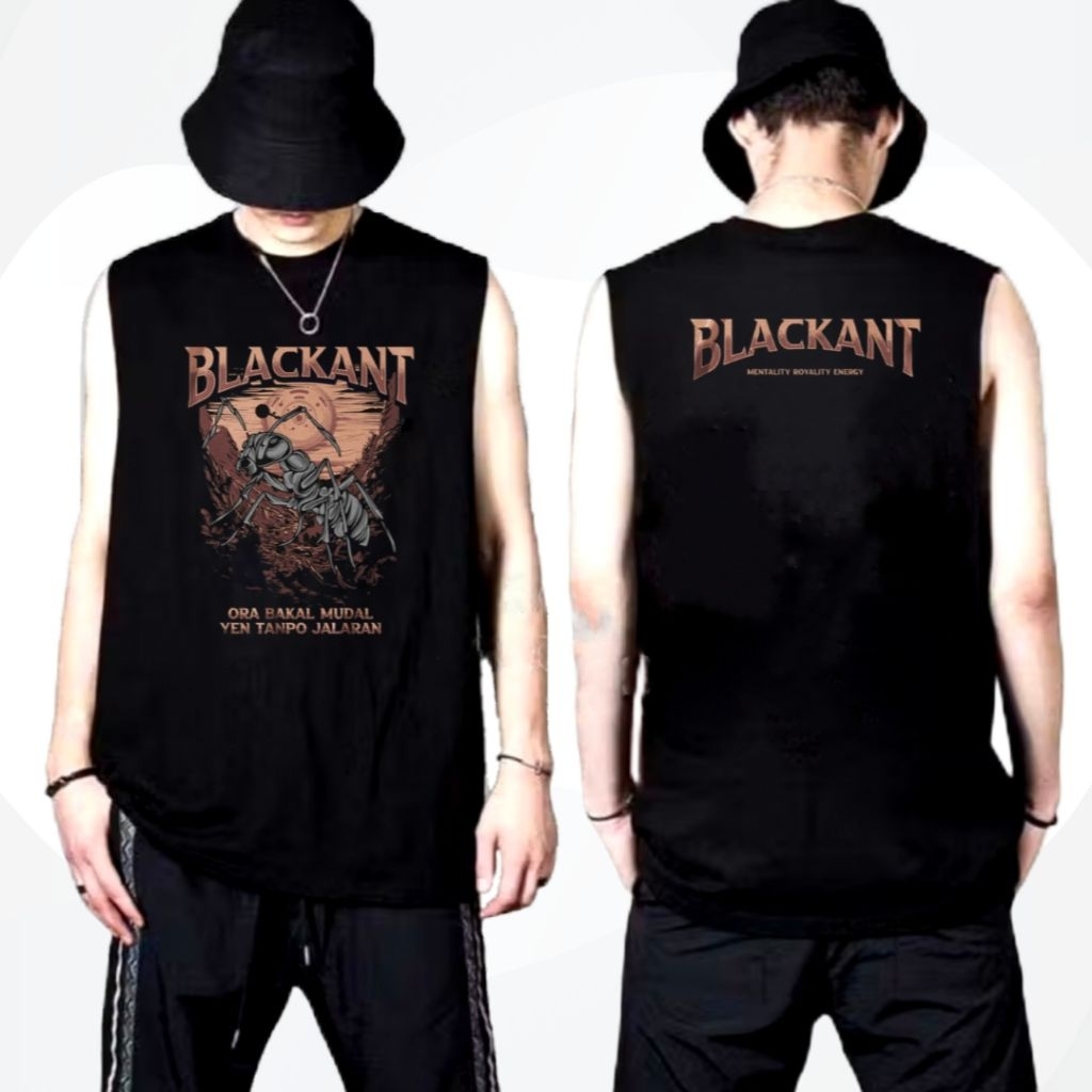 (Kode A) Singlet PSHT Black Ant