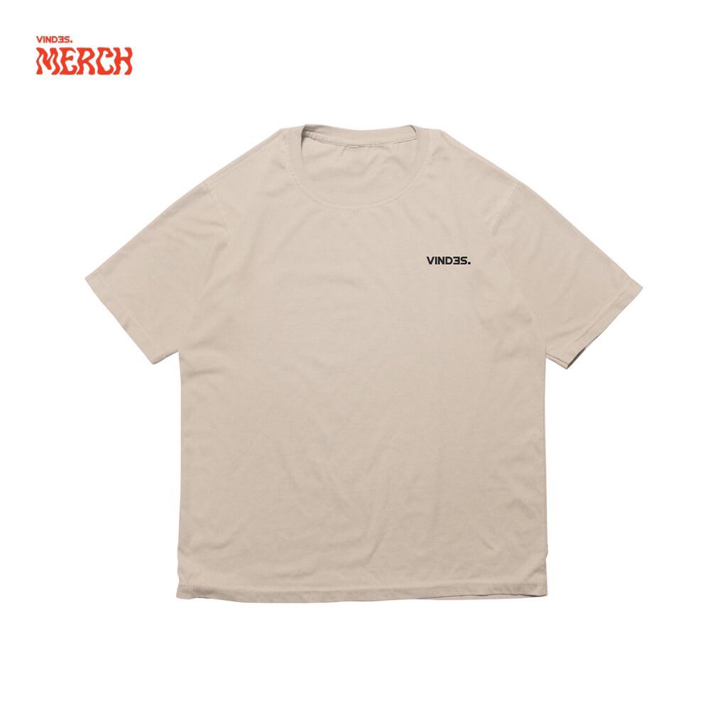 Preloved Merch Vindes - T-Shirt Kebesaran Vindes - Beige