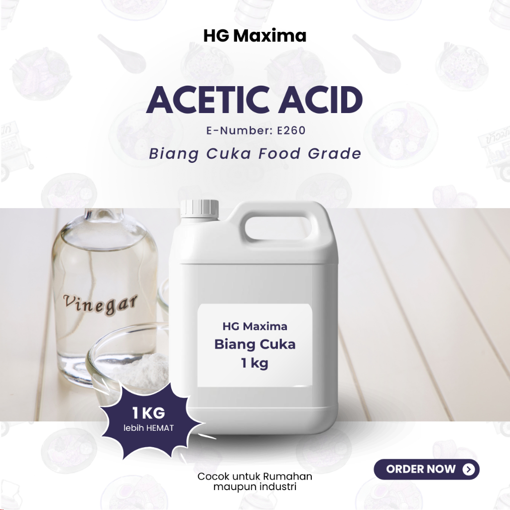 Acetic Acid Biang Cuka Food Grade 1kg