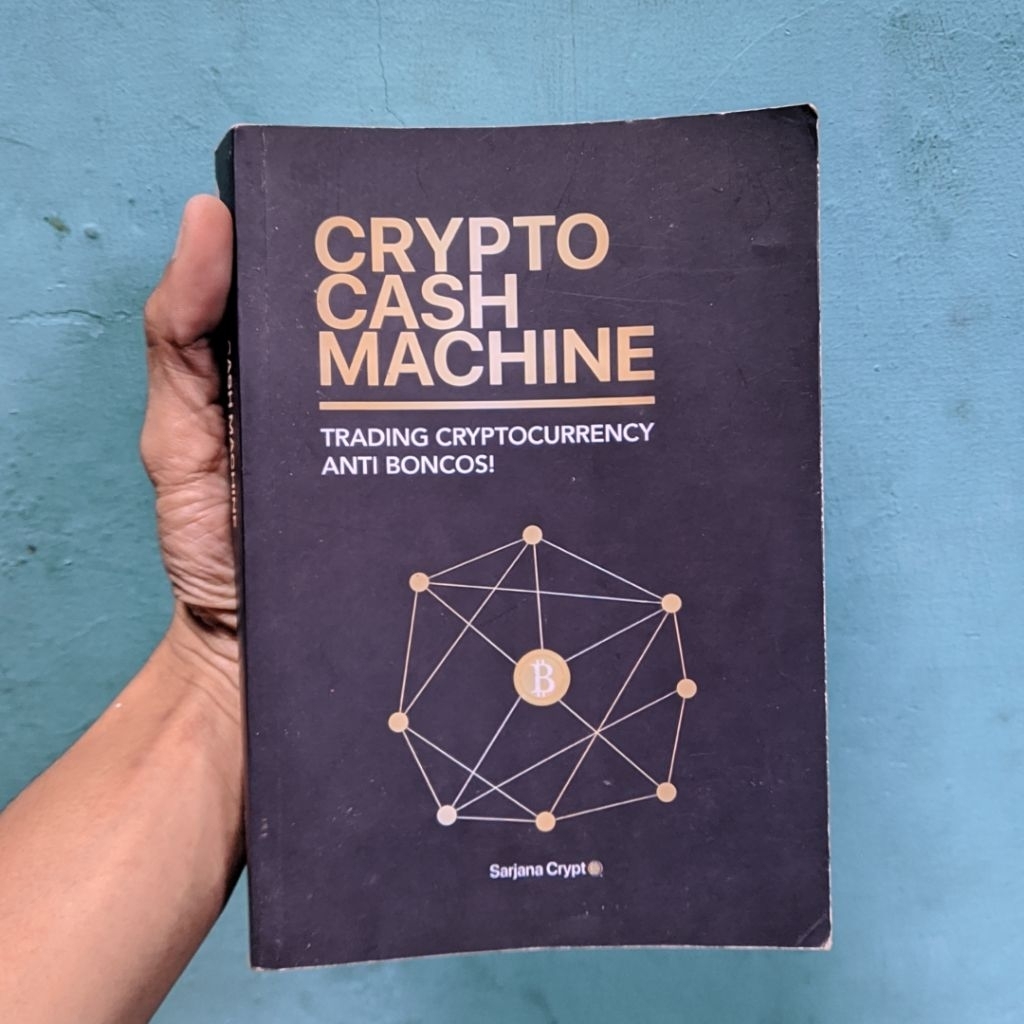 Buku Crypto Cash Machine : Trading Cryptocurrency Anti Boncos Original Asli