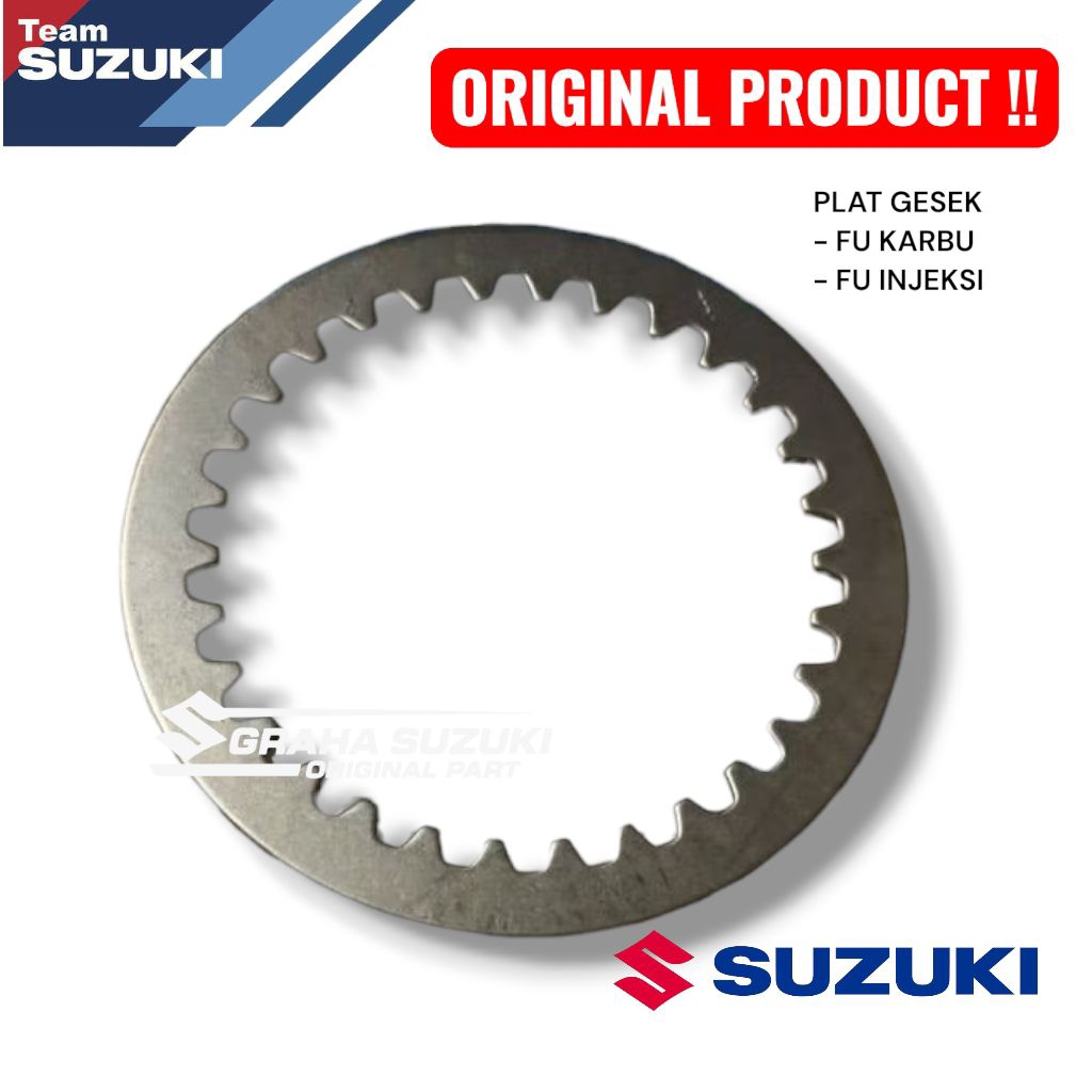 plat kampas kopling plat gesek satria fu 150 karbu injeksi original SATUAN sgp 21451-28030