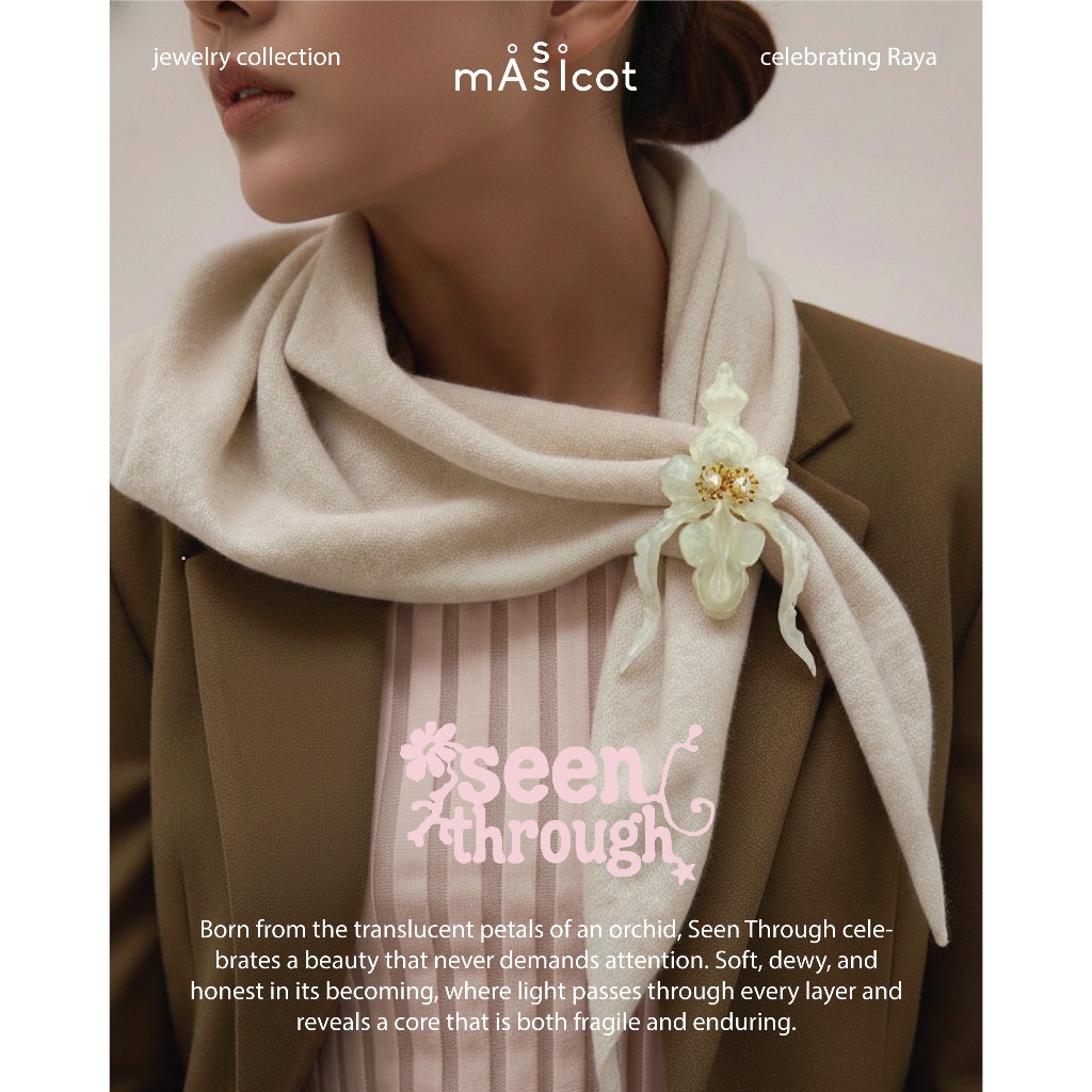 Massicot - Seen Through - Brooch - Raya Collection