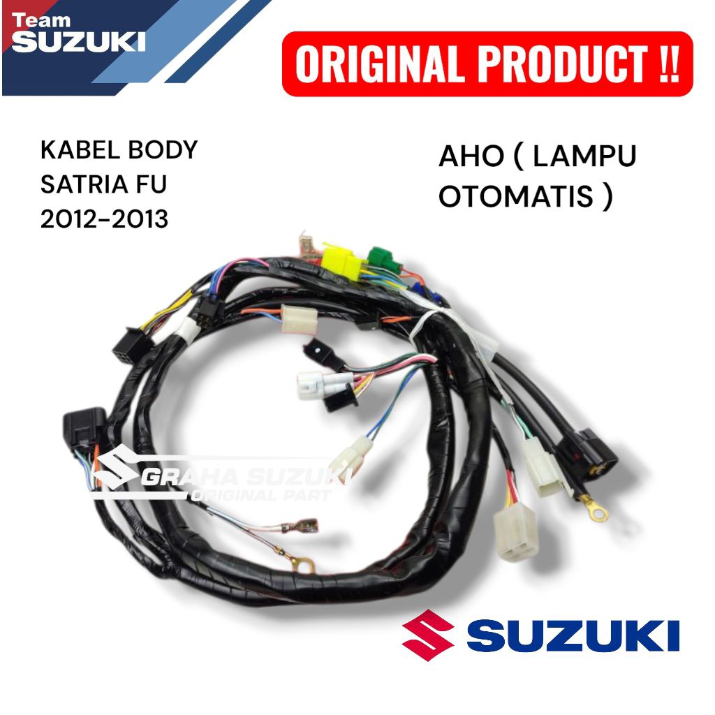 kabel bodi body satria fu full set 2012-2013 AHO (lampu menyala otomatis) original sgp 36610-25G80