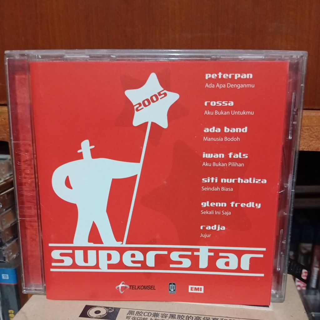 cd superstar 2005 Peterpan rossa ada band