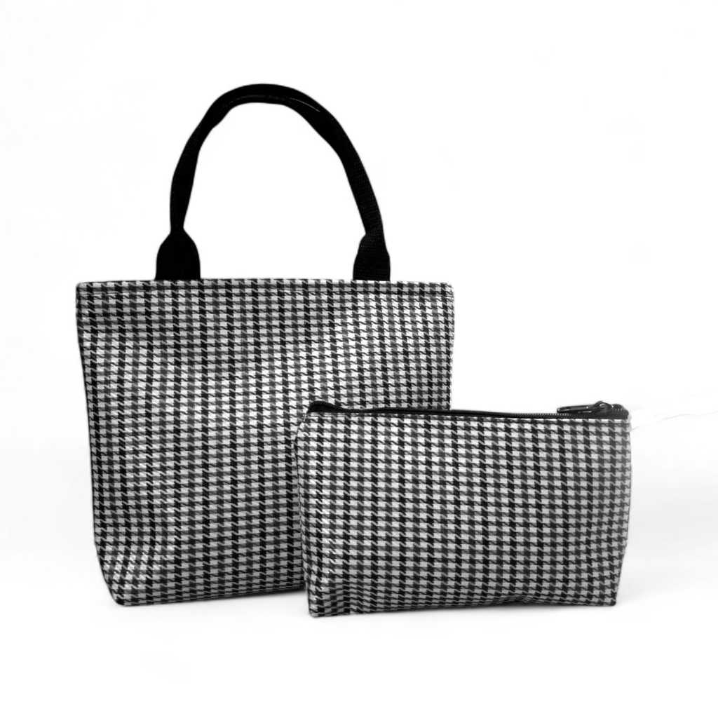 Tas Kosmetik Pouch Kosmetik - Tas Set Dompet - 1 Set Tas Dan Dompet Wanita