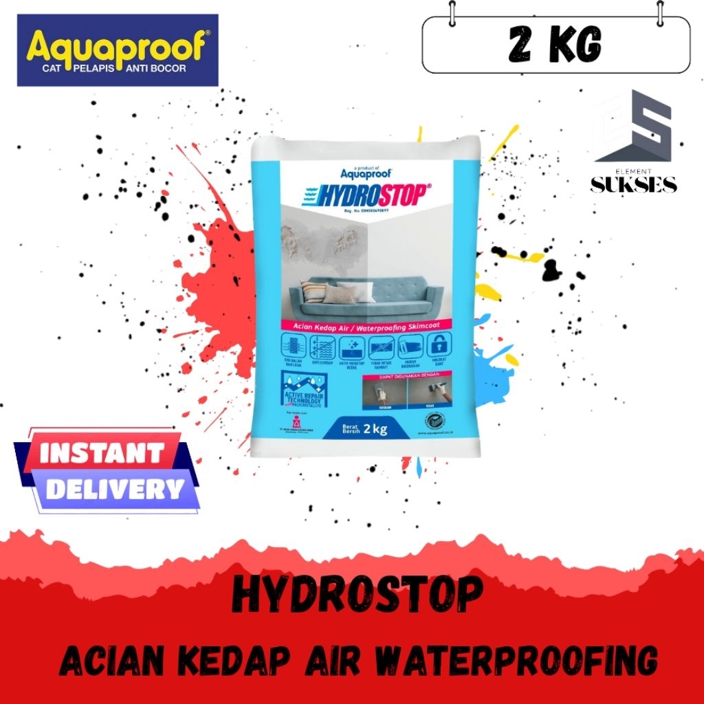 AQUAPROOF HYDROSTOP SEMEN ACIAN KEDAP AIR (PUTIH) 2KG