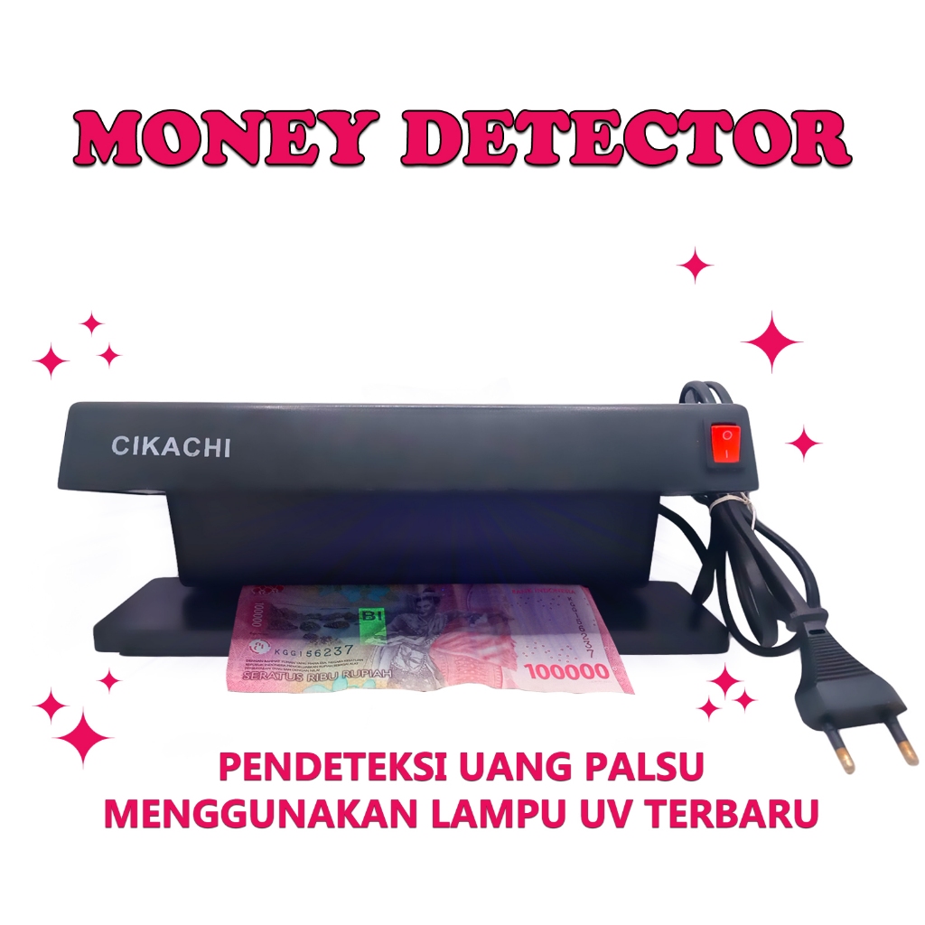 MONEY DETECTOR/ALAT TES UANG PALSU/MESIN TES UANG PALSU LED