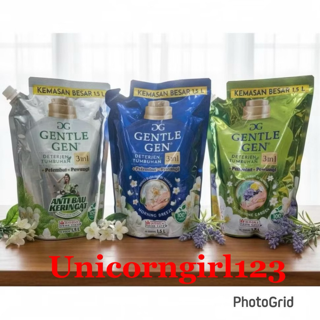 Gentle Gen Detergen Cair Tumbuhan 1,5 liter
