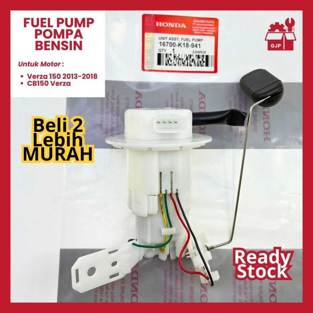Fuel Pump Pompa Bensin Fuelpump Set Verza 150 16700-K18-941 | FUEL PUMP | HONDA  | Asli Ori | Sparep
