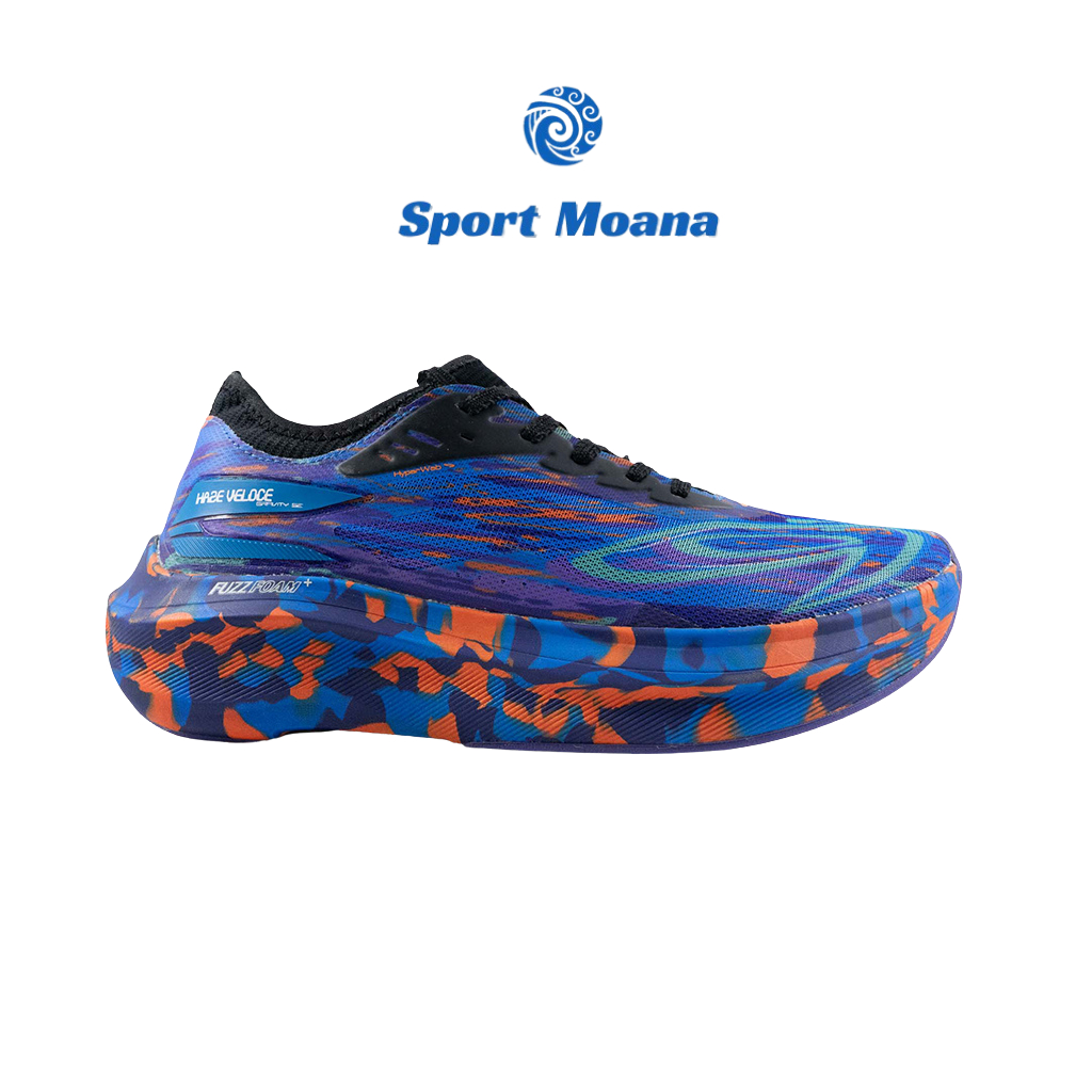 910 Nineten HAZE VELOCE GRAVITY Sepatu Lari / BIRU ORANGE NAVY / Haze Veloce Gravity Biru 910