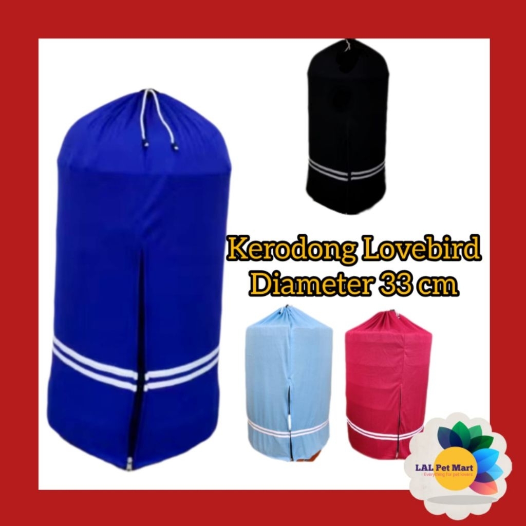 KERODONG KRODONG KAOS UNTUK SANGKAR KAPSUL BURUNG LOVEBIRD ATAU PLECI