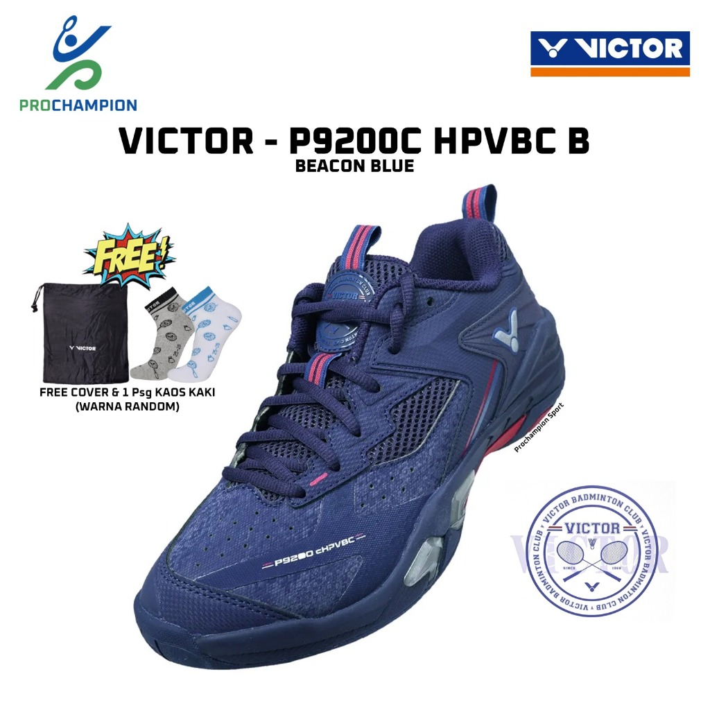 Sepatu Badminton VICTOR P9200C HPVBC B Beacon Blue