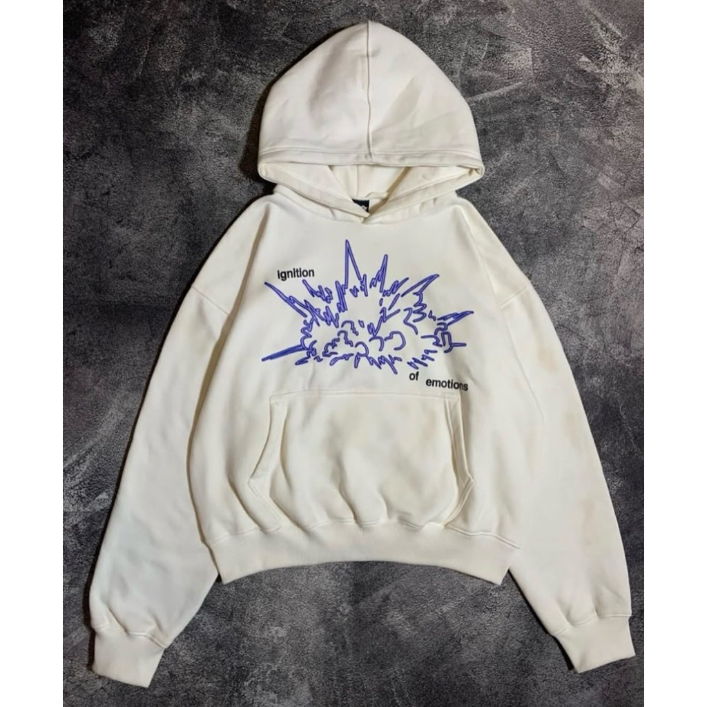 HOODIE CHMB IGNITION BOOM WHITE