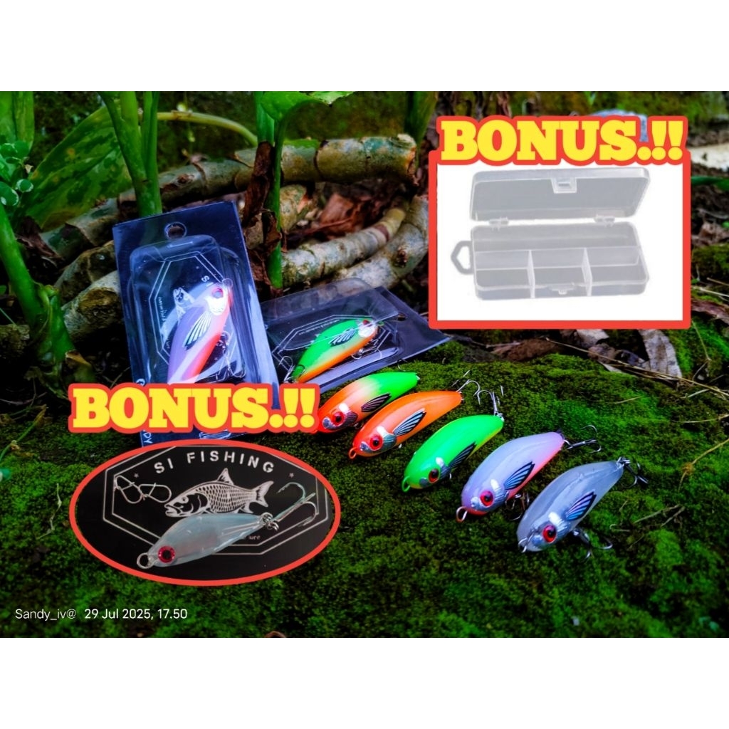 PAKET UMPAN CASTING IKAN HAMPALA DAN IKAN PREDATOR LAINNYA