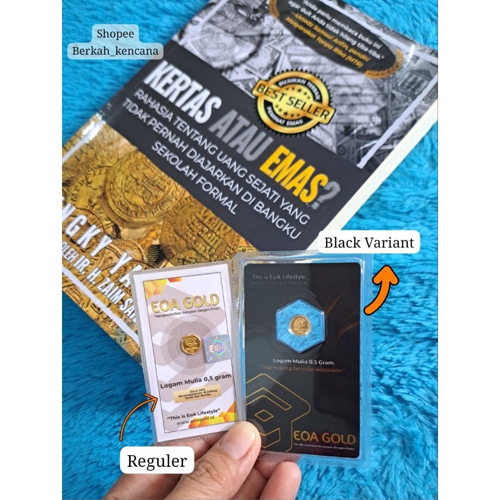 Reguler 0,5 gr EOA GOLD / Black Variant 0,5 gr EOA GOLD