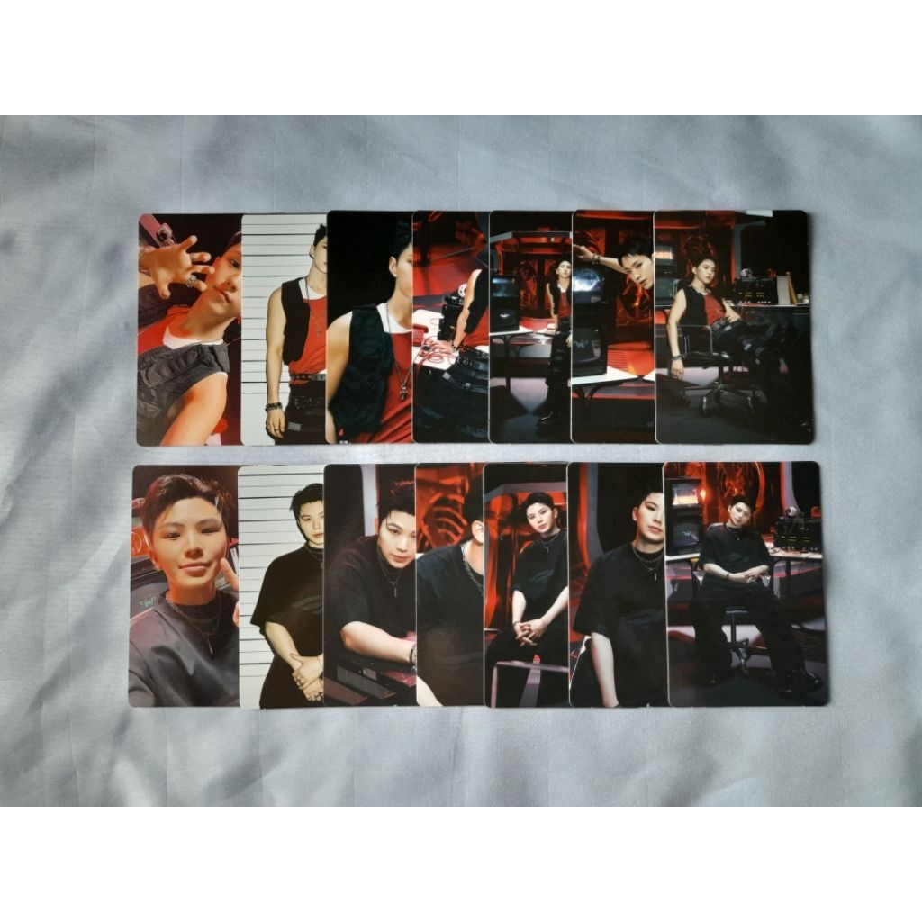 seventeen hxw howoo warning pc set A sharing type hoshi woozi md fancon photocard cupi wooahae beam