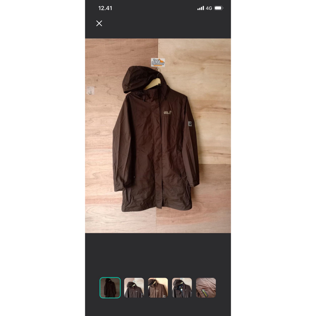 jaket outdoor preloved