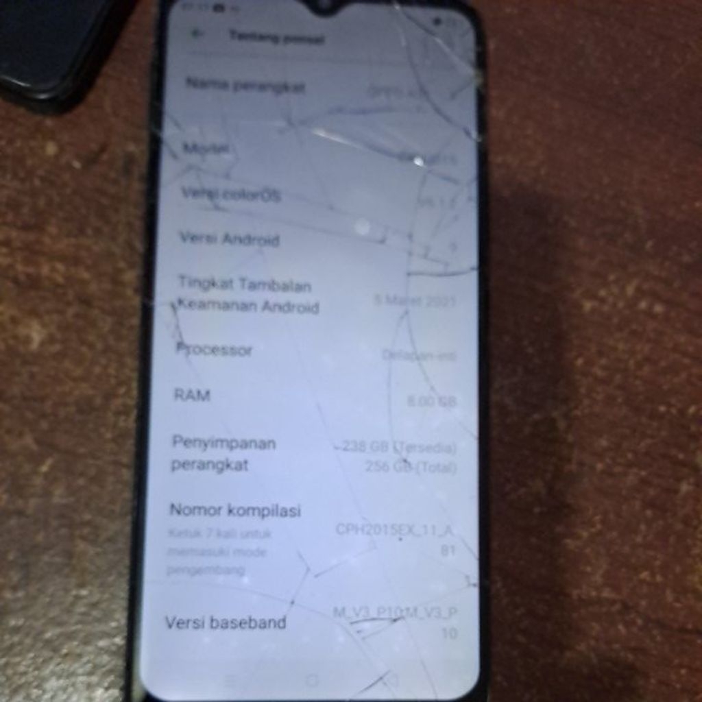 mesin oppo a31 normal.