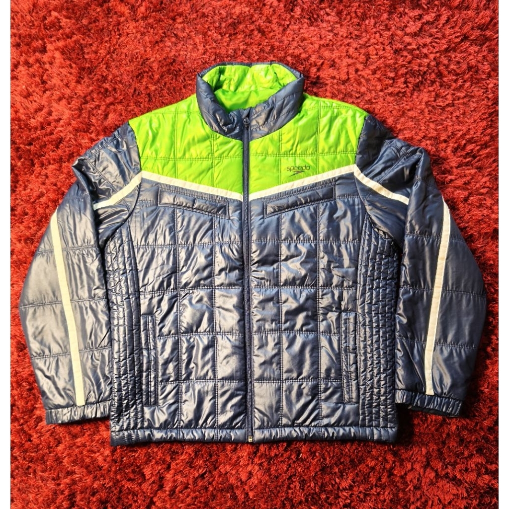 Jaket Speedo Puffer Hiking Sport Motoran Branded