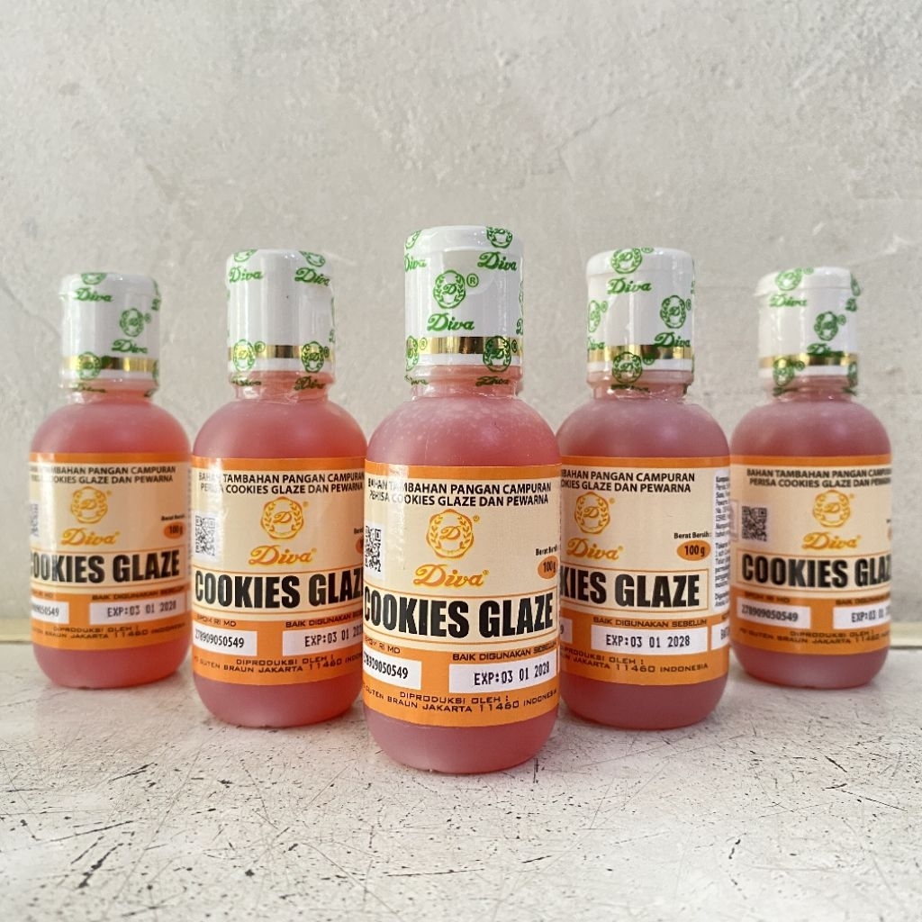 Diva Cookies Glaze 100 gram | cookie glaze diva