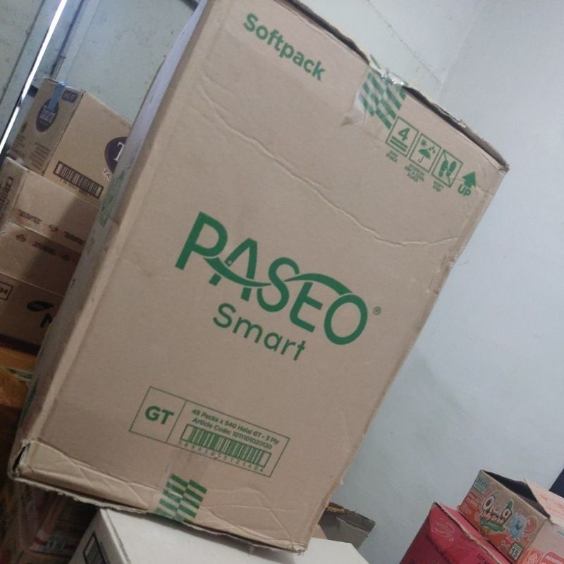 Paseo 1 Dus Tissue Smart 540 (500 + 40) 3 Ply Isi 48 Pcs Facial Tisu Wajah Tisue Muka Lembut 250 Gt