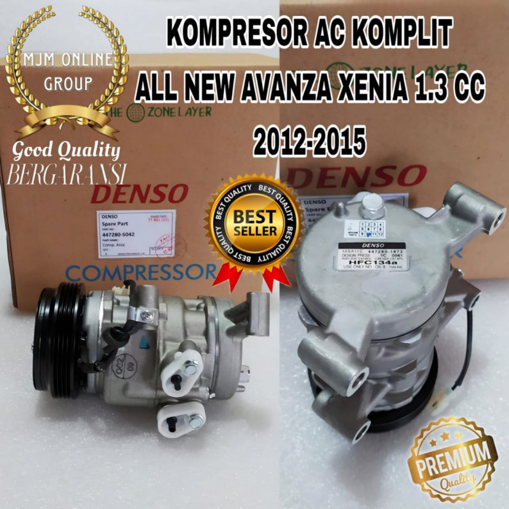 Kompresor ac assy komplit All New Avanza Xenia 1.3 cc 2012-2015 Denso