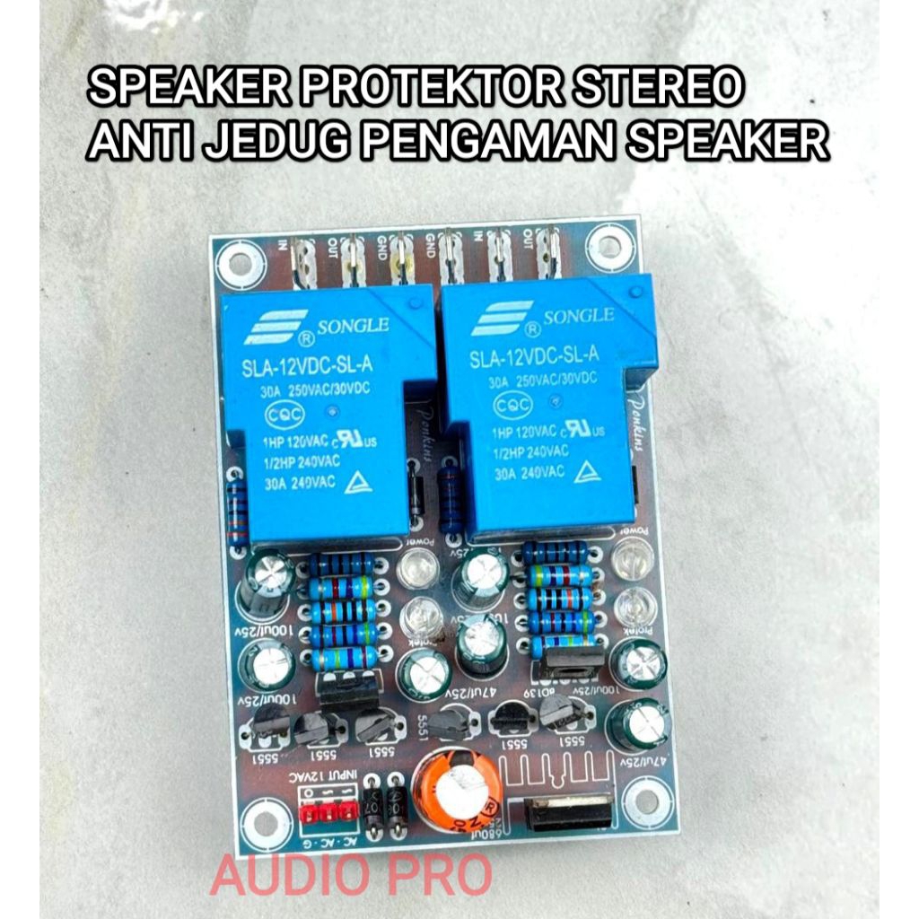 Kit speaker protektor STEREO FIBER  anti jedug pengaman speaker