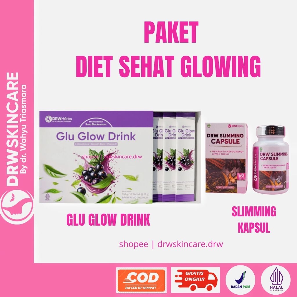 paket diet sehat langsing glowing drw skincare bpom
