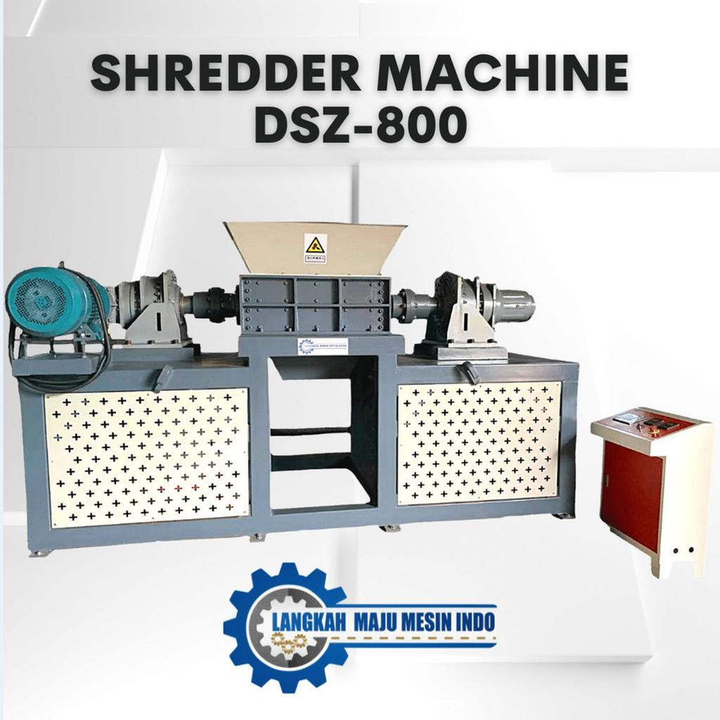 Shredder Machine DSZ-800 / Mesin Shredder / Mesin Penghancur
