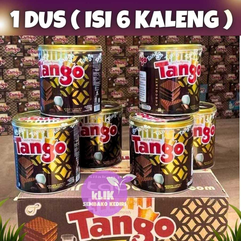 PROMO 1 Dus Wafer Tango Kaleng 240Gr ( Isi 6 Kaleng )Grosir