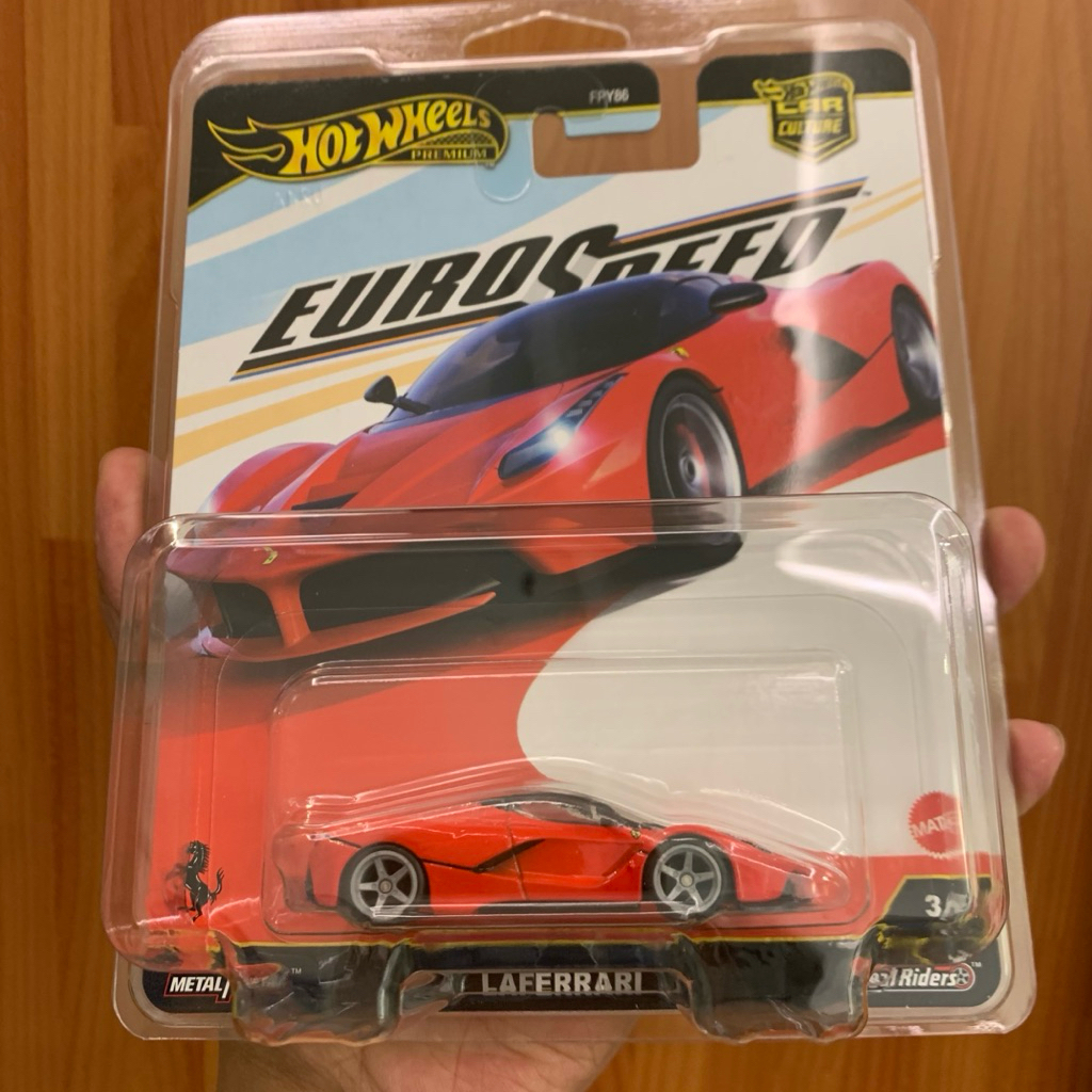 hot wheels premium ferrari laferrari eurospeed