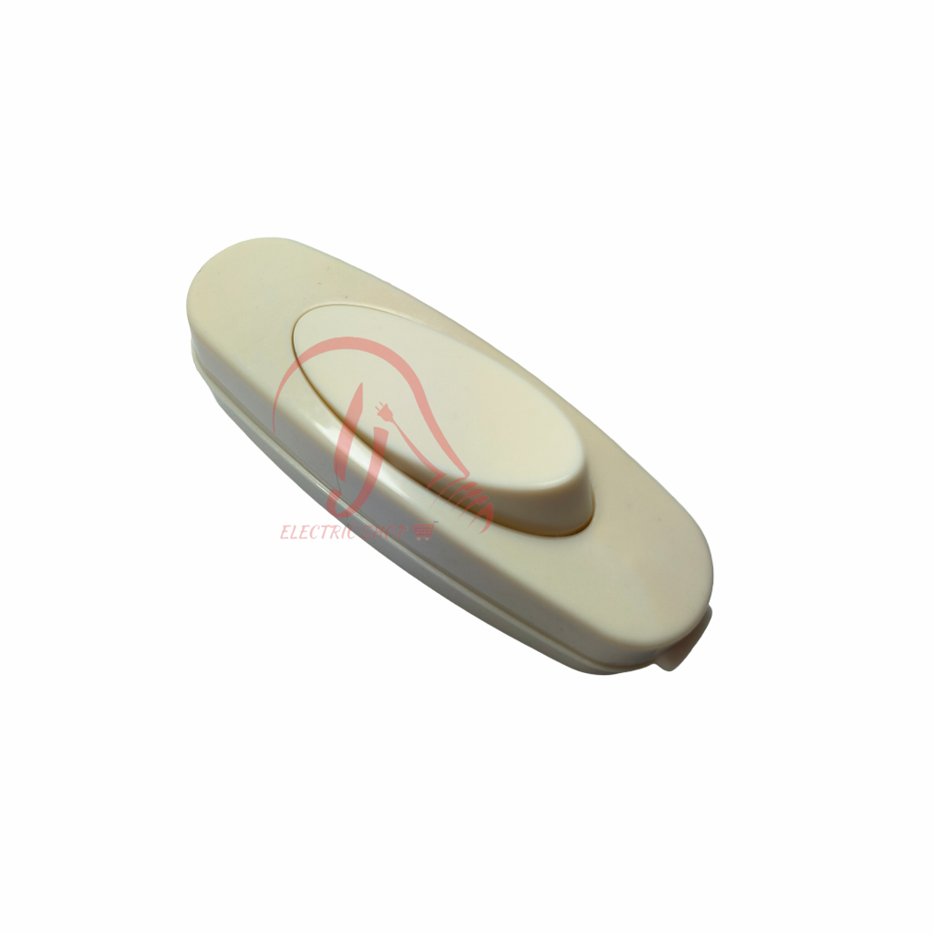 OKACHI SAKLAR SWITCH GANTUNG CREAM PUTIH SAKLAR LAMPU ON OFF