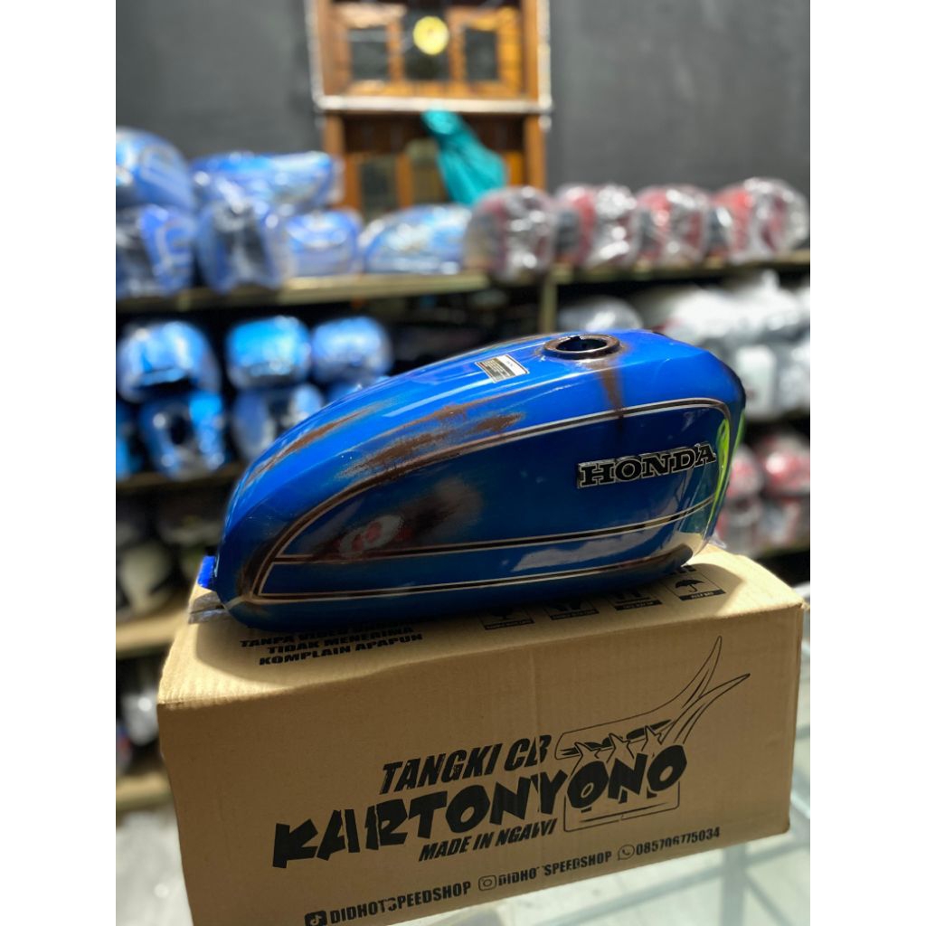 tangki cb 125 Kartoyono versi original cat dlambus