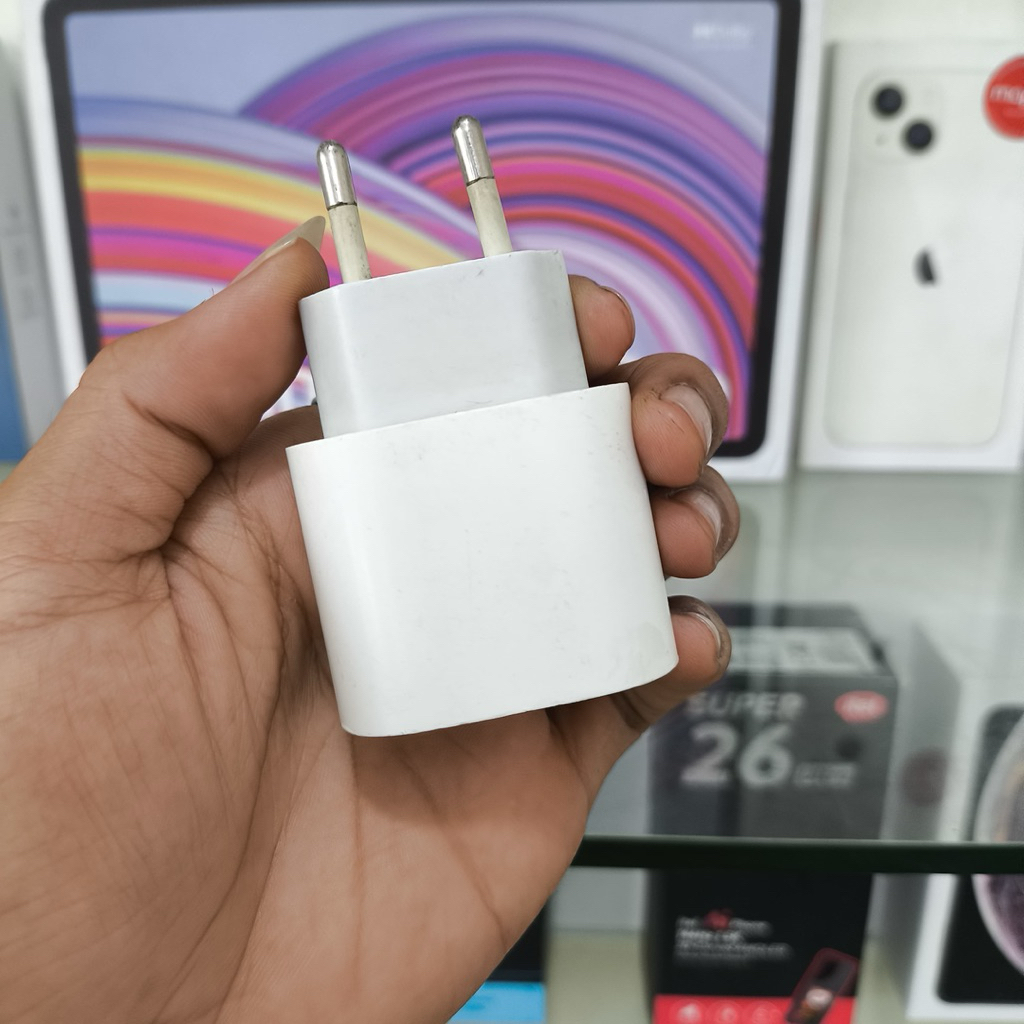 Adaptor Charger Kepala Cas iPhone 20W Second Original 100% Bergaransi