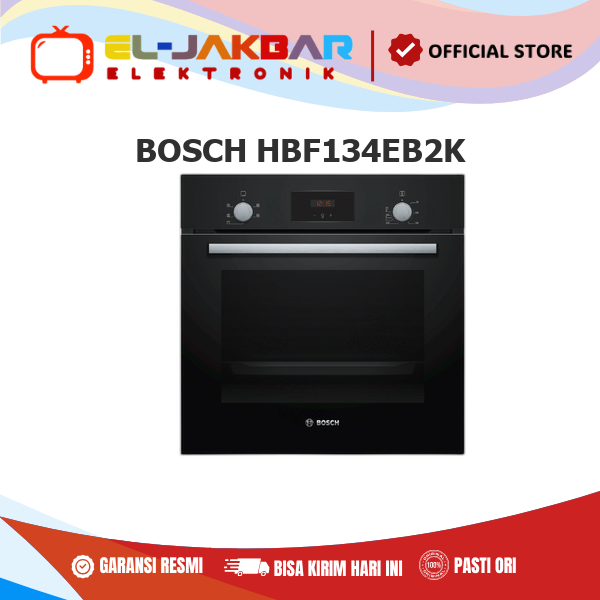 BOSCH HBF134EB2K OVEN TANAM BUILT-IN OVEN SERIES 2 | 60 CM