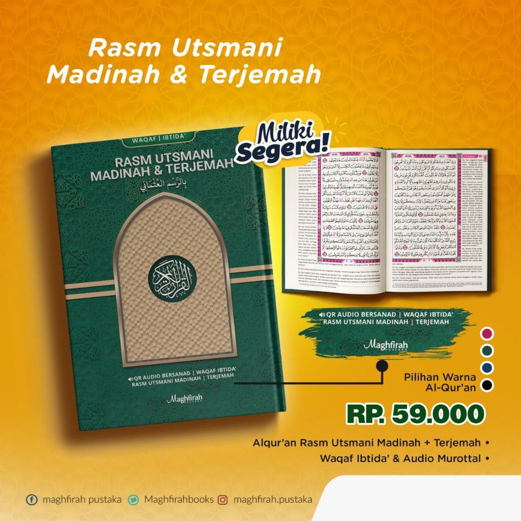 Alquran Rast Utsmani Madinah dan Terjemah